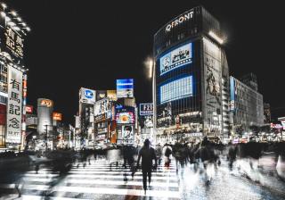 Umělecká fotografie Shibuya Crossing, Carmine Chiriacò,