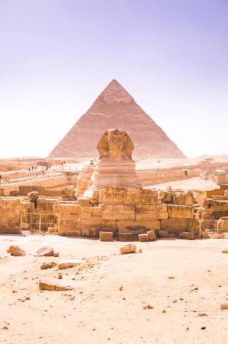 Umělecká fotografie The Sphinx of Giza, Luke Mackenzie,