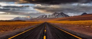 Umělecká fotografie Yellow road, Adhemar Duro,