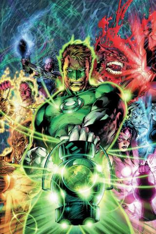 Umělecký tisk Green Lantern - The team,