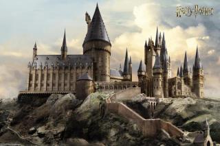 Umělecký tisk Harry Potter - Hogwarts,