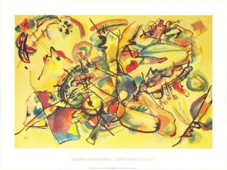 Umělecký tisk Kompozice 1917, Kandinsky,