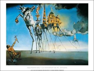 Umělecký tisk La Tentation De St.Antoine, Salvador Dalí,