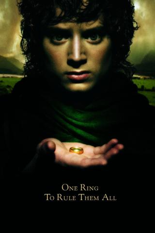 Umělecký tisk Pán prstenů - One ring to rule them all,