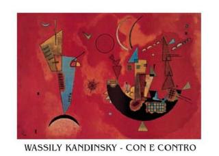 Umělecký tisk Pro a Proti, Kandinsky,