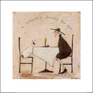 Umělecký tisk Sam Toft - A Romantic Dinner For Two,