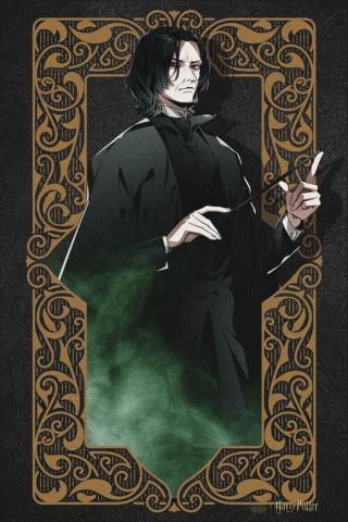 Umělecký tisk Severus Snape - Manga,