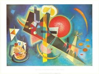 Umělecký tisk V modré, Kandinsky,