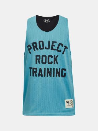 Under Armour Project Rock Rvrsbl Mesh Top TG Tílko dětské Modrá