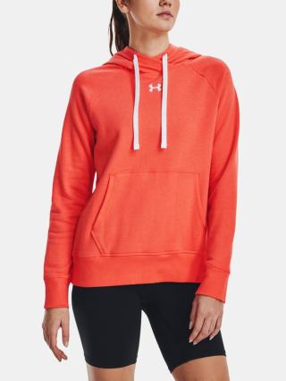 Under Armour Rival Fleece HB Mikina Oranžová