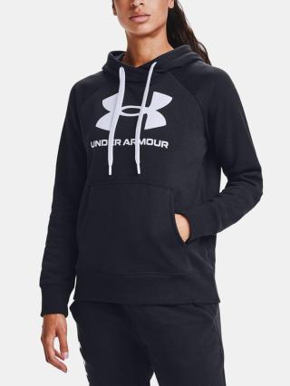 Under Armour Rival Fleece Logo Hoodie Mikina Černá