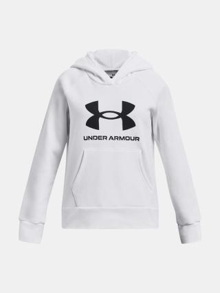 Under Armour Rival Mikina dětská Bílá