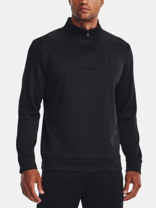 Under Armour UA Armour Fleece 1/4 Zip Mikina Černá