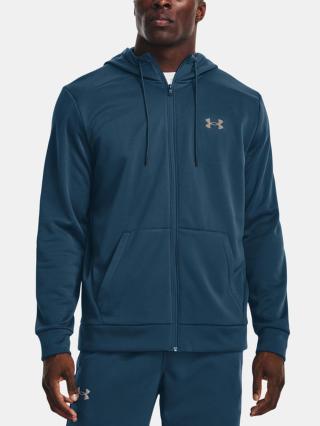 Under Armour UA Armour Fleece FZ Hoodie Mikina Modrá