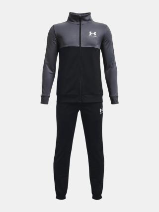 Under Armour UA CB Knit Track Suit Tepláková souprava dětská Černá