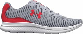 Under Armour UA Charged Impulse 3 Running Shoes Mod Gray/Radio Red 42
