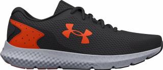 Under Armour UA Charged Rogue 3 Running Shoes Jet Gray/Black/Panic Orange 42,5 Silniční běžecká obuv