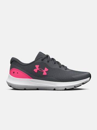 Under Armour UA GGS Surge 3 Tenisky dětské Šedá