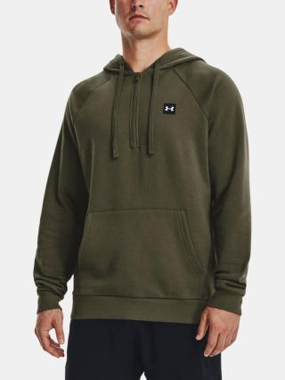 Under Armour UA Rival Fleece 1/2 Zip HD Mikina Zelená