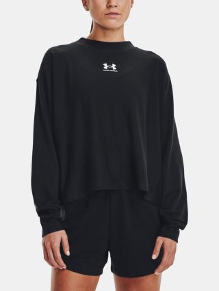 Under Armour UA Rival Terry Oversized Crw Mikina Černá