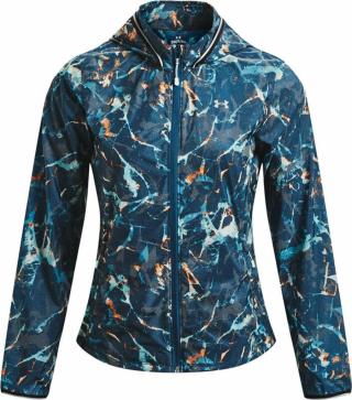 Under Armour Women's UA Storm OutRun The Cold Jacket Petrol Blue/Black L Běžecká bunda