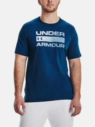 Under Armour Wordmark Triko Modrá