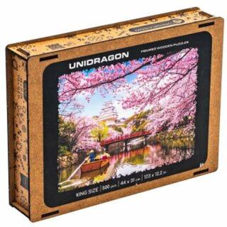 Unidragon dřevěné puzzle - Sakura velikost L