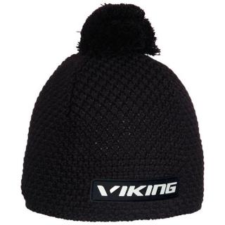 Unisex merino zimní čepice viking berg černá uni