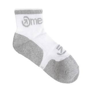 Unisex ponožky meatfly middle bílá s