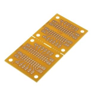 Univerzální plošný spoj 91x45x1,6mm pro patice dip vrtaný rm 2.54 kulaté body sci pc-5