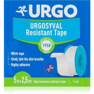 URGO Syval resistant tape 5 m x 2,5 cm cívková textilní náplast odstín White 1 ks