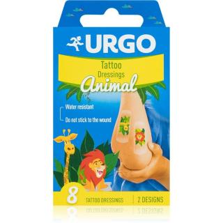 URGO Tattoo Animal náplast pro děti 8 ks