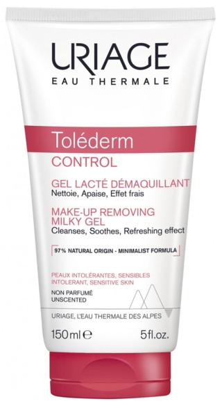 Uriage Odličovač make-upu pro citlivou a intolerantní pleť Tolederm Control  150 ml