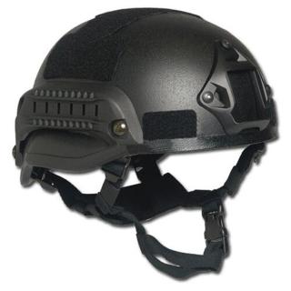 US bojová helma MICH 2002 RAIL Mil-Tec® - černá