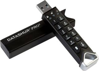 USB flash disk iStorage datAshur Pro2 IS-FL-DP2-256-128, 128 GB, USB 3.2  , černá