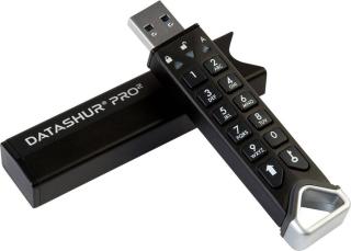 USB flash disk iStorage datAshur Pro2 IS-FL-DP2-256-64, 64 GB, USB 3.2  , černá