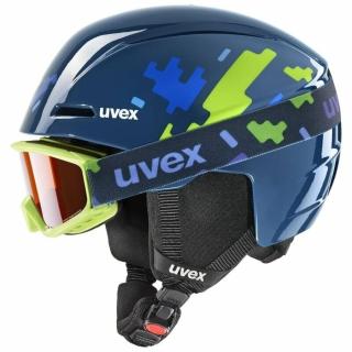 UVEX Viti Set Junior Blue Puzzle 51-55 cm