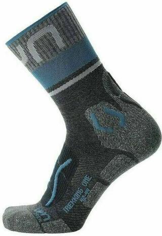 UYN Ponožky Woman Trekking One Merino Socks Grey/Blue 35-36