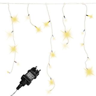 Vánoční světelný déšť - 15 m, 600 LED, teple bílý VOLTRONIC® M02056