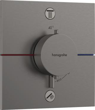 Vanová baterie Hansgrohe ShowerSelect Comfort E bez podomítkového tělesa kartáčovaný černý chrom 15578340