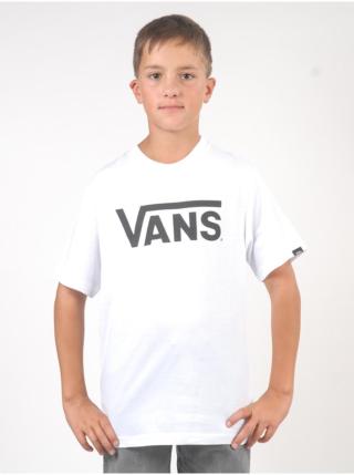 Vans CLASSIC white/black dětské triko s krátkým rukávem - bílá