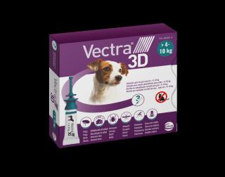 Vectra 3D spot-on pro psy S  3 pipety