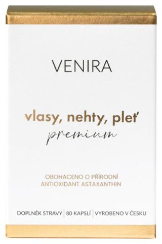 Venira Kapsle pro vlasy, nehty a pleť 40 denní kůra Premium 80 kapslí