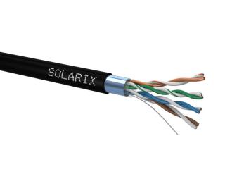 Venkovní inst. kabel Solarix CAT5e FTP PE 100m/box