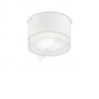 Venkovní stropní a nástěnné svítidlo Ideal Lux Urano PL1 small bianco 168036 bílé 12cm IP44 - IDEALLUX