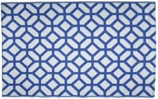 Venkovní vzorovaný koberec GEOMETRIA modrá různé rozměry Multidecor Rozměr: 160x220 cm