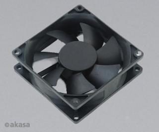 Ventilátor Akasa - 8 cm - Paxfan - černý