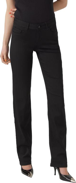 Vero Moda Dámské džíny VMDAF Straight Fit 10289169 Black L/32