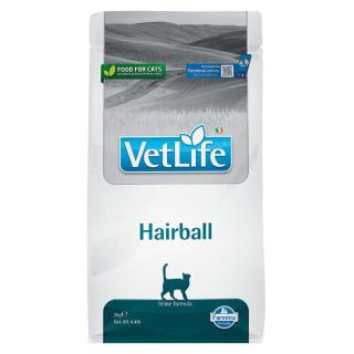 VET LIFE Natural Hairball granule pro kočky 2 kg