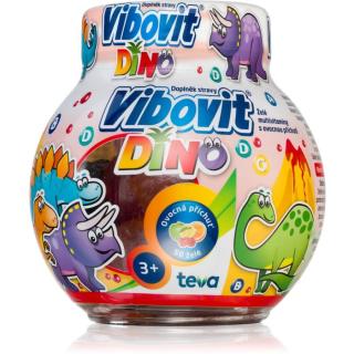 Vibovit Dino Jelly žvýkací měkké tobolky s multivitamínovým komplexem pro děti 50 ks
